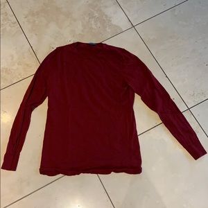 Lord and Taylor red 100% Merino wool sweater